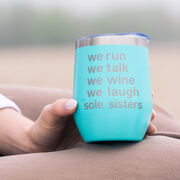 Running Travel Wine Tumbler - Sole Sisters Mantra