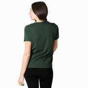 Running Short Sleeve T-Shirt - Autumn Runner Girl