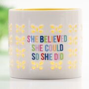 Soleil Home™ Porcelain Candle Holder - She Believed She Could