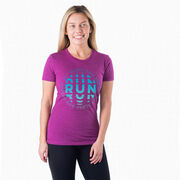 Women's Everyday Runners Tee - Eat Sleep Run Repeat