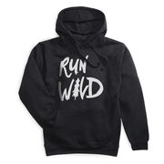 Statement Fleece Hoodie -  Run Wild Sketch