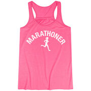 Flowy Racerback Tank Top - Marathoner Girl