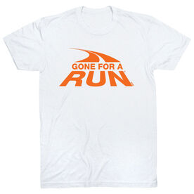 Running Short Sleeve T-Shirt - Gone For a Run&reg; Logo (Orange) 