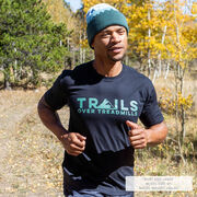 Running Short Sleeve T-Shirt - Trails Over Treadmills