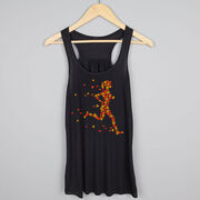 Flowy Racerback Tank Top - Autumn Runner Girl