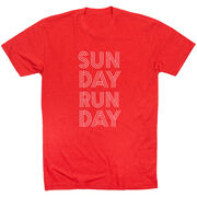 Running Short Sleeve T-Shirt - Sunday Runday (Stacked)