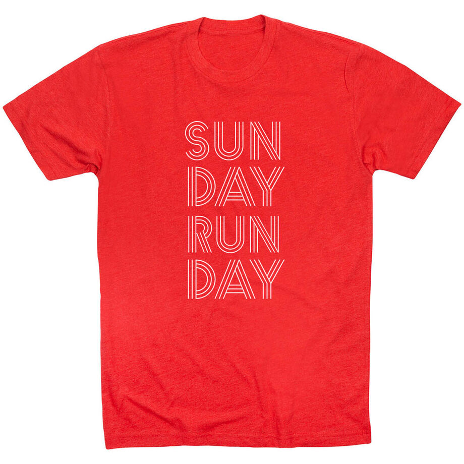 Running Short Sleeve T-Shirt - Sunday Runday (Stacked)