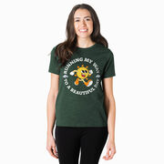 Running Short Sleeve T-Shirt - Running My Way to a Beautiful Day