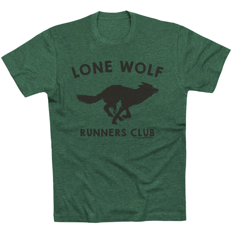Running Short Sleeve T-Shirt - Run Club Lone Wolf