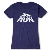 Women's Everyday Runners Tee - Gone For a Run&reg; White Logo