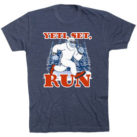 Running Short Sleeve T-Shirt - Yeti, Set, Run