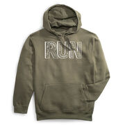 Statement Fleece Hoodie -  Run With Inspiration