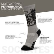 Socrates&reg; Mid-Calf Performance Socks - Explore