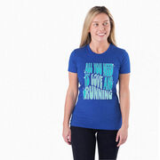 Women's Everyday Runners Tee - All You Need is Love and Running