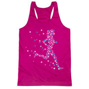 Women's Racerback Performance Tank Top - Summer Runner Girl