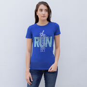 Women's Everyday Runners Tee She Believed She Could So She Did 13.1