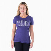 Womens Everyday Runners Tee Run With Inspiration