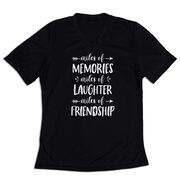 Women's Short Sleeve Tech Tee - Miles of Friendship Mantra