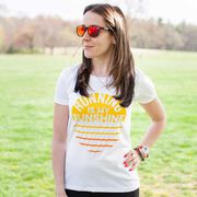 Women's Everyday Runners Tee - Running is My Sunshine