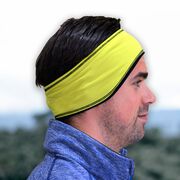 Running Reversible Performance Headband - Yellow/Black