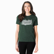 Hiking Short Sleeve T-Shirt - Into the Forest I Must Go Hiking