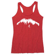 Women's Everyday Tank Top - Trail Runner in the Mountains