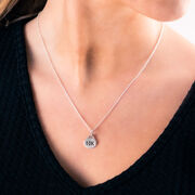 Sterling Silver 10K Oval Necklace