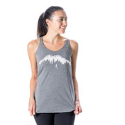 Women's Everyday Tank Top - Trail Runner in the Mountains