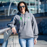 Statement Fleece Hoodie -  Let's Run Lucky