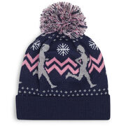 Running Knit Hat - Runner Girl Navy