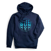 Statement Fleece Hoodie - Eat Sleep Run Repeat