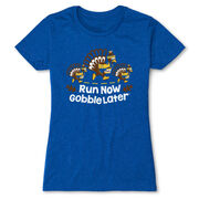 Women's Everyday Runners Tee - Run Now Gobble Later Turkey Trot