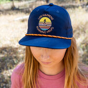 Running Rope Hat - Life Happens Running Helps