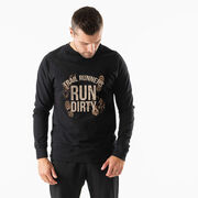 Running Raglan Crew Neck Pullover - Run Dirty