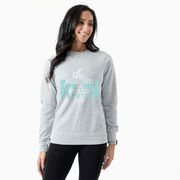 Running Raglan Crew Neck Pullover - She Believed She Could So She Did