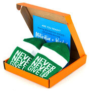 Socrates® Socks Gift Box - Never Never Give Up