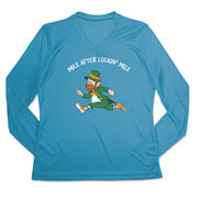Women's Long Sleeve Tech Tee - Mile After Luckin Mile
