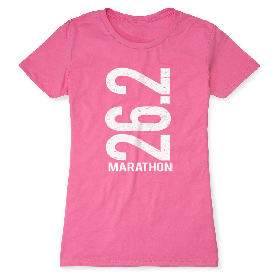 Women's Everyday Runners Tee 26.2 Marathon Vertical