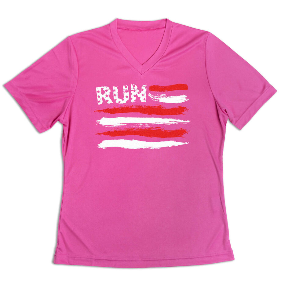 Women's Short Sleeve Tech Tee - Star Spangled Run