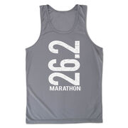 Men's Running Performance Tank Top - 26.2 Marathon Vertical