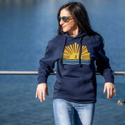 Statement Fleece Hoodie - Here Comes The Sun