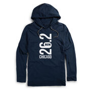 Running Lightweight Hoodie - Chicago 26.2 Vertical