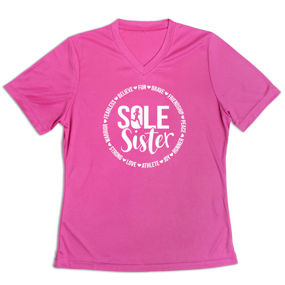 Women's Short Sleeve Tech Tee - Sole Sister