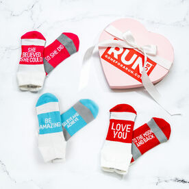 Valentine RUNBOX® Gift Set - She Knocks My Socks Off
