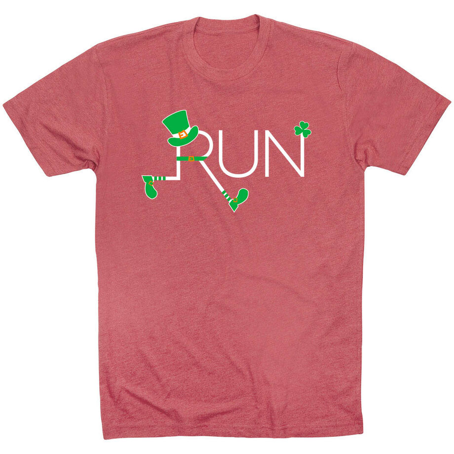 Running Short Sleeve T-Shirt - Let's Run Lucky