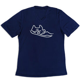 Women's Short Sleeve Tech Tee - 26.2 Run Shoe