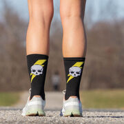 Socrates&reg; Mid-Calf Performance Socks - Bad Ass (Black)