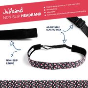 Athletic Juliband Non-Slip Headband - Wine Time