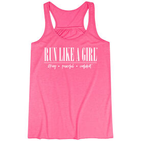 Flowy Racerback Tank Top - Run Like A Girl&#174;