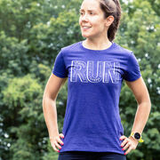 Womens Everyday Runners Tee Run With Inspiration